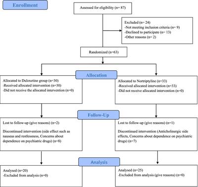 Comparing the efficacy of duloxetine and nortriptyline in alleviating the symptoms of functional dyspepsia – a randomized clinical trial